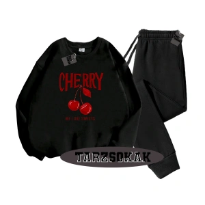 Beyaz Biskilet Cherry Detaylı ikili TAKIM