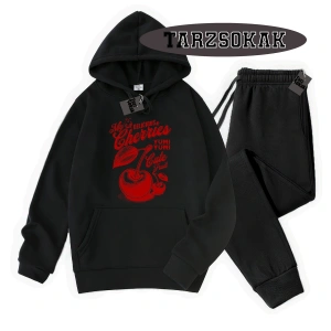 Beyaz Biskilet Herry Yum Yum Detaylı ikili TAKIM