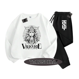 Beyaz Biskilet Valkyrıe Detaylı ikili TAKIM