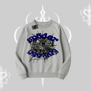 Beyaz Biskilet Yaka Sweatshirt Sp55der