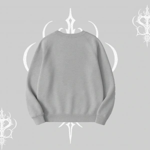 Beyaz Biskilet Yaka Sweatshirt Sp55der
