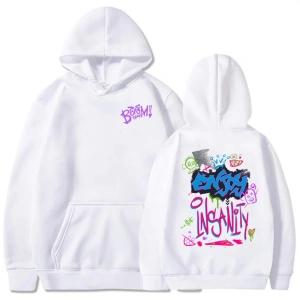 Beyaz Boom Maymun Karikatür Grafik Jinx Arcane Video Oyunu Komik