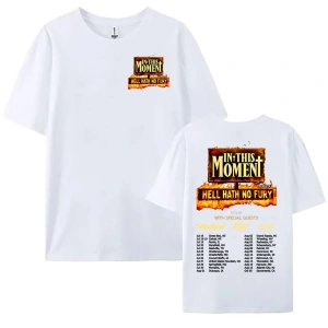 Beyaz BU ANDA CEHENNET ŞAPKA KÜRK YOK Tur Rock Grubu Baskı Grunge Hip Hop