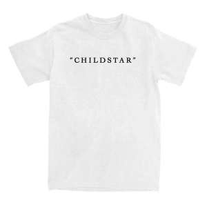 Beyaz CHILDSTAR Albümü Grafik leri Grace Vanderwaal Şarkıcı Yaz Yuvarlak Boyun