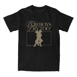 Beyaz COWBOYS CRY TOO GRAFIK T-SHIRT Kelsea Balerin Şarkıcı Baskı leri Yumuşak Yaz Tees