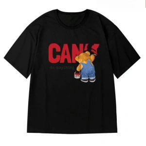 Beyaz Cute Milk Dog Music Print s Summer New Short Sleeves Comfor