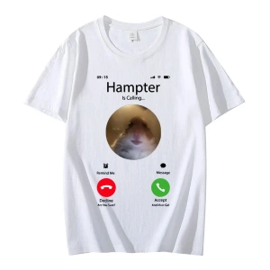 Beyaz Dank Meme Hamster Staring ön kamera Hampter arayarak boy Stre