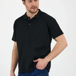 Beyaz Dar/slim Fitt Polo Yaka Tshirt.