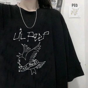 Beyaz Erkekler Yenilik Komik Oyun Baskı T Gevşek Üstleri