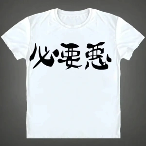 Beyaz Futaba Kayısı Anime Baskı Çin Rol Oynayan Yaz Nefes Y2K Komik anl