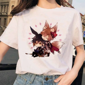 Beyaz Genshin darbe Hu Tao Morax Zhongli Tartaglia Paimon yaz