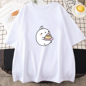 Beyaz Harajuku Anime Kawaii lu Harajuku Streetwear Y2k