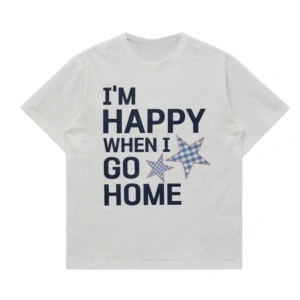 Beyaz Harajuku Gotik Punk Karikatür Yuvarlak Boyun Yaz Ulzzang Hip-Hop Gev