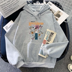 Beyaz Harrys evi Hoodie karikatür moda grafiksonbahar Hoody yaygın
