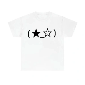 Beyaz Hiphop Y2K Harajuku Grafik Baskı Punk Streetwear Rock Goth Te