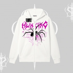 Beyaz Hırka Sweatshirt Autumn Spider