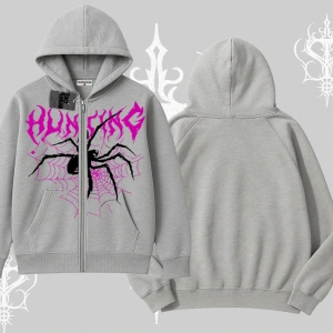 Beyaz Hırka Sweatshirt Autumn Spider