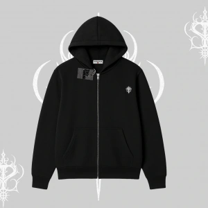 Beyaz Hırka Sweatshirt Özel logolu