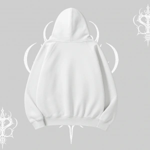 Beyaz Hırka Sweatshirt Why are u Scared