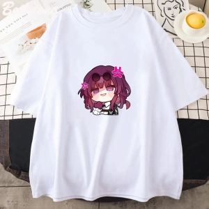 Beyaz Honkai Yıldız Raylı Chibi Kafka Anime Baskı Kawaii Manga Vanitass Cospl