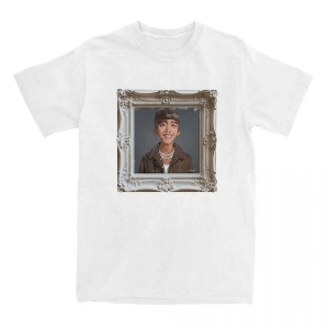 Beyaz J-hope Mona Lisa Tek, Yeni Yaz /Erkek leri Yuvarlak