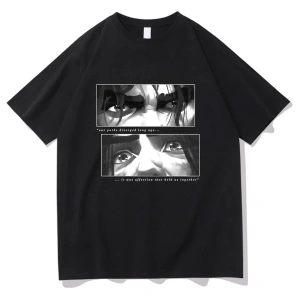 Beyaz Jayce X Viktor Arcane Tshirt Vintage Anime/ Harajuku Unisex Üstleri Gi