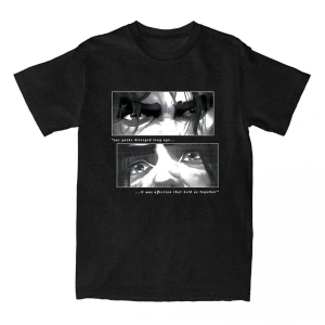 Beyaz Jayce X Viktor Arcane Tshirt Vintage Anime/ Harajuku Unisex Üstleri pa