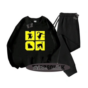 Beyaz Kapşonlu Cat KEDİ Detaylı ikili TAKIM