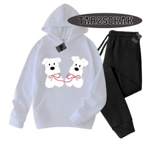 Beyaz Kapşonlu film köpek Detaylı ikili TAKIM