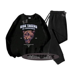 Beyaz Kapşonlu Reason Detaylı ikili TAKIM