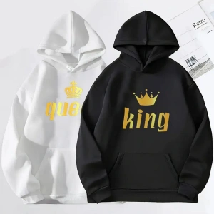 Beyaz Kapşonlu Sweatshirt Çift Sevgili Kombinleri Couple Clothing