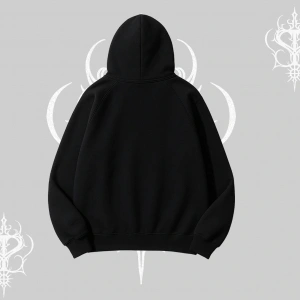 Beyaz Kapşonlu Sweatshirt Özel logolu