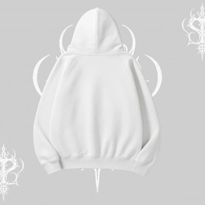 Beyaz Kapşonlu Sweatshirt Spider Undercover