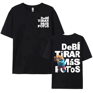 Beyaz Karikatür Kurbağa DTMF baskılı Kötü Tavşan Debí Tirar Más Fotoğraf Albümü l