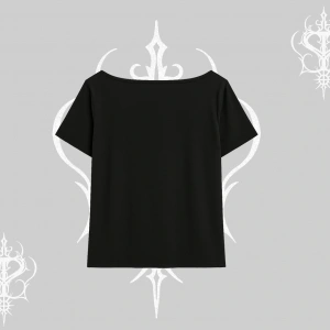 Beyaz Kayık yaka Tişört Spider Undercover