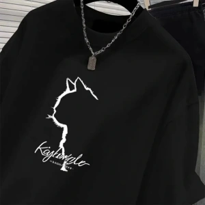 Beyaz Kedi Baskılı Yaz En Tees Yaratıcı an Teme