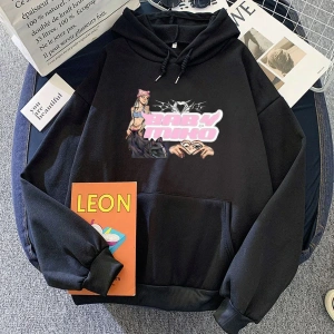 Beyaz kıcı genç Miko BabyMiko Hoodies Hip Hop grafik Clothin