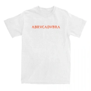 Beyaz kıyafetleri Abracadabra Lady Gaga Mayhem leri Tees Yuvarlak Boyu