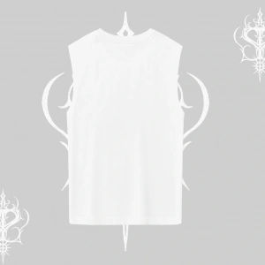 Beyaz Kolsuz Tişört Autumn Spider