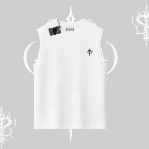 Beyaz Kolsuz Tişört Özel logolu