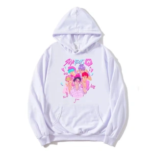 Beyaz KPop Demon Hunters Saja Boys Derpy TigerModa Film Baskıl