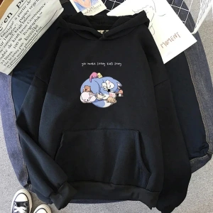 Beyaz Kpop Kaçak Çocuklar Grafik Baskı Sevimli