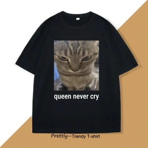 Beyaz Kraliçe Asla Ağlama Meme Komik leri Meme Aptal Kedi Mizah Ba