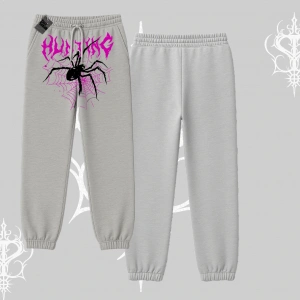 Beyaz Lastikli Eşofman Altı Autumn Spider