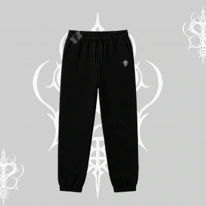 Beyaz Lastikli Eşofman Altı Özel logolu