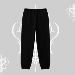 Beyaz Lastikli Eşofman Altı Özel logolu