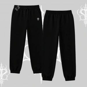 Beyaz Lastikli Eşofman Altı Özel logolu