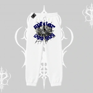 Beyaz Lastikli Eşofman Altı Sp55der