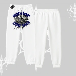 Beyaz Lastikli Eşofman Altı Sp55der