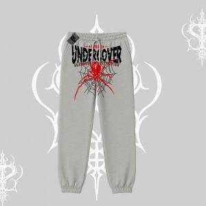 Beyaz Lastikli Eşofman Altı Spider Undercover